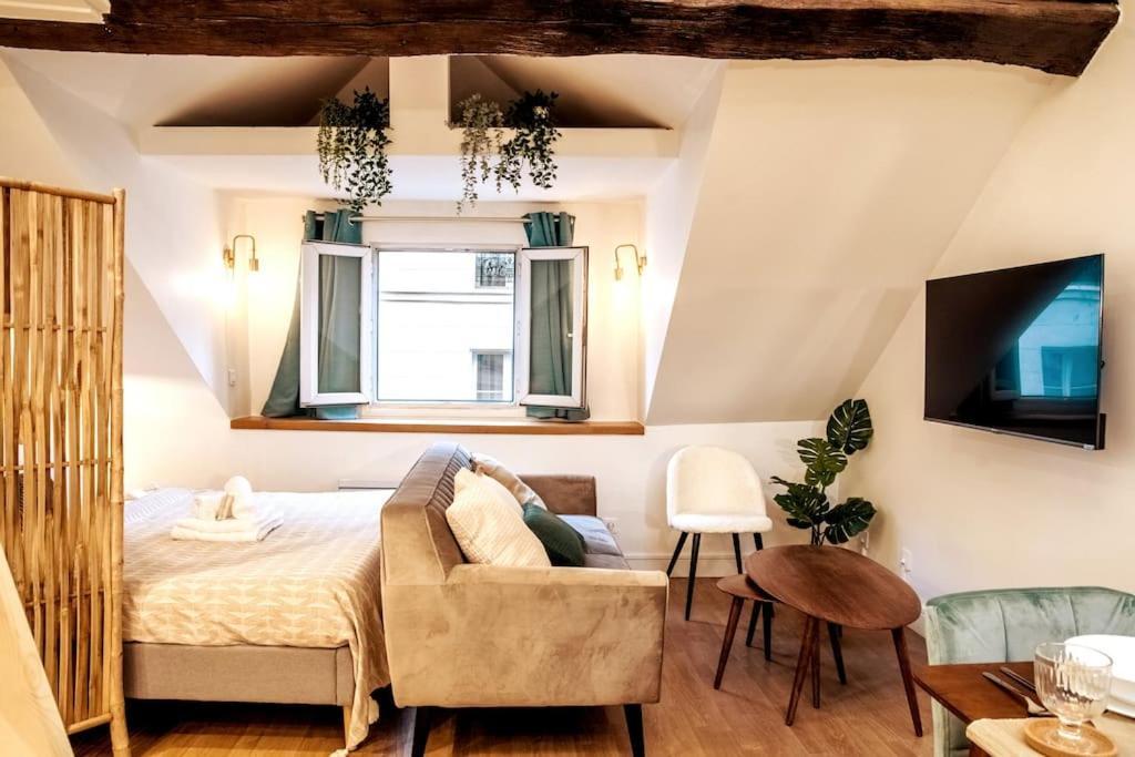 Spacious Studio In Paris Hyper Center - Smart Tv & Wifi - 4P Экстерьер фото